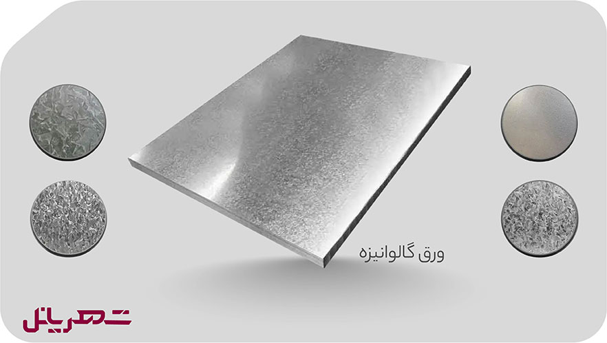 انواع ورق گالوانیزه