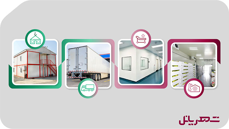 کاربردهای ساندویچ پانل گالوانیزه