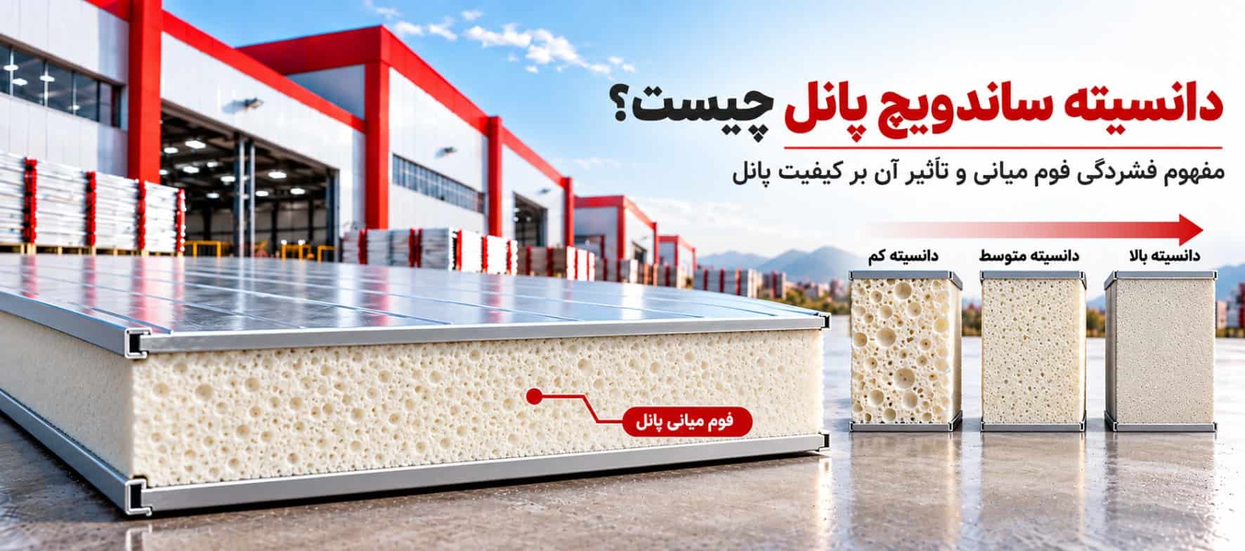 دانسیته ساندویچ پانل چیست؟